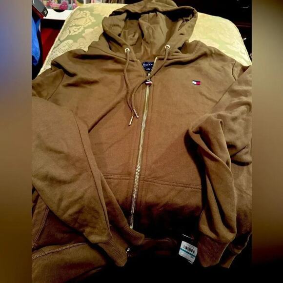 Tommy Hilfiger Women's Zip Hoodie Hooded Sweatshirt Size 0X MSRP $80 New w/ Tag - Picture 3 of 5